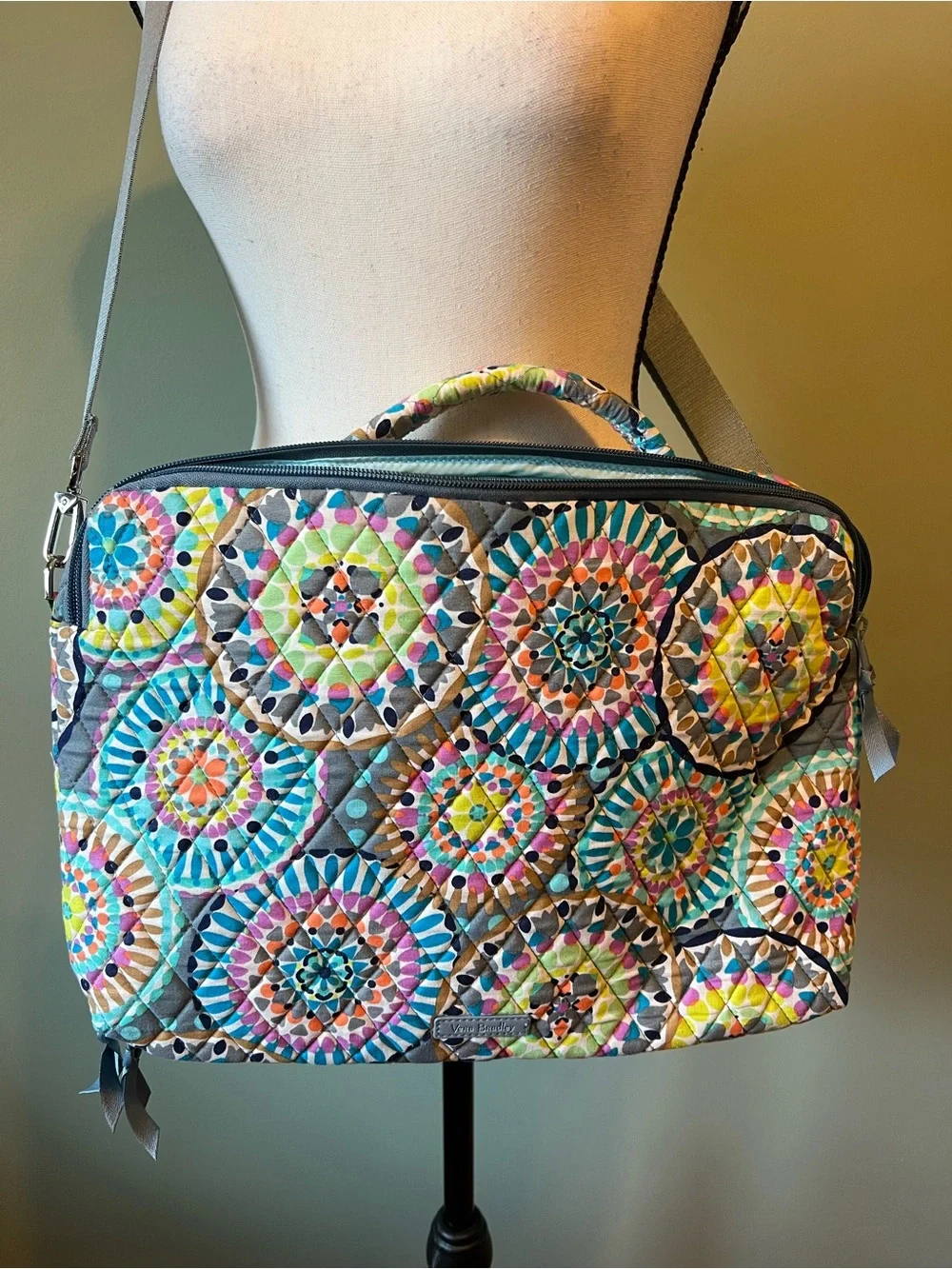 Sunny Medallion Vera Bradley Laptop Workstation Crossbody